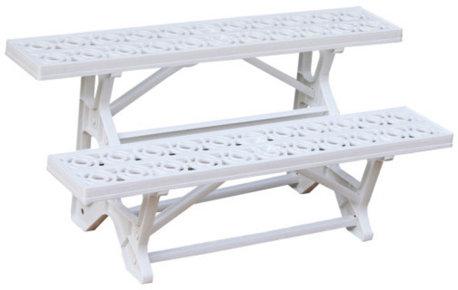 홈예스 homyes 화분 선반 2단 3단 진열대 받침대 정리대 식물 다육이 화초 난 진열대, 1개