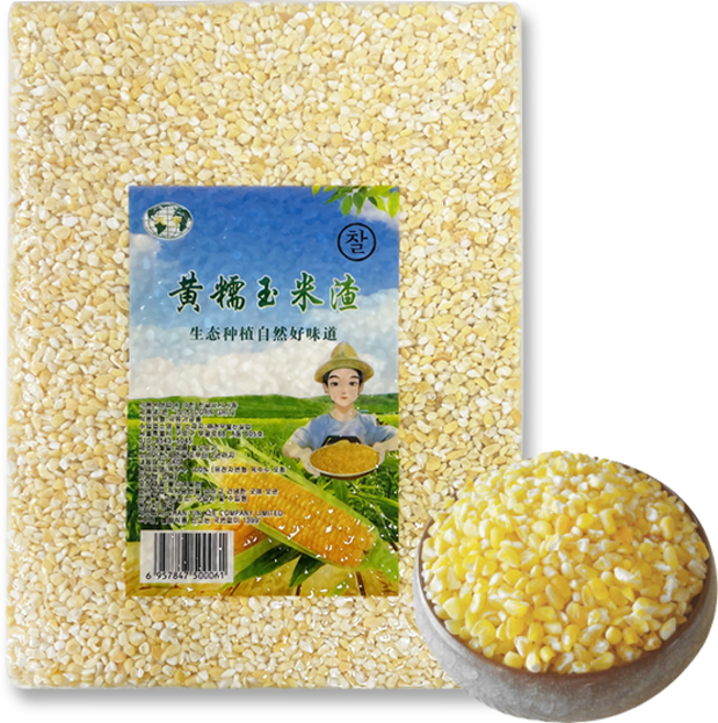 홍홍 중국식품 찰옥수수쌀 2.5kg 콘그릿츠 잡곡쌀 중간알 (중), 1개