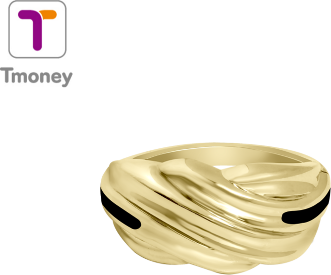 [NO.9 트리플 웨이브] EZ링 온블리프 티머니반지 교통카드반지 실버반지 SILVER 커플링 스마트링 출퇴근반지 교통카드 스마트주얼리 충전반지 티머니 학생반지 ONBLEEP