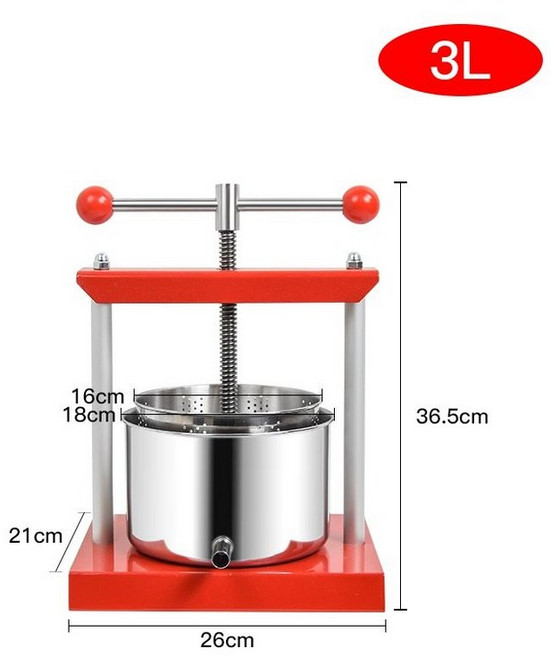 양파즙 착즙기 녹즙기 석류 짜는 즙짜는기계 포도, 3L