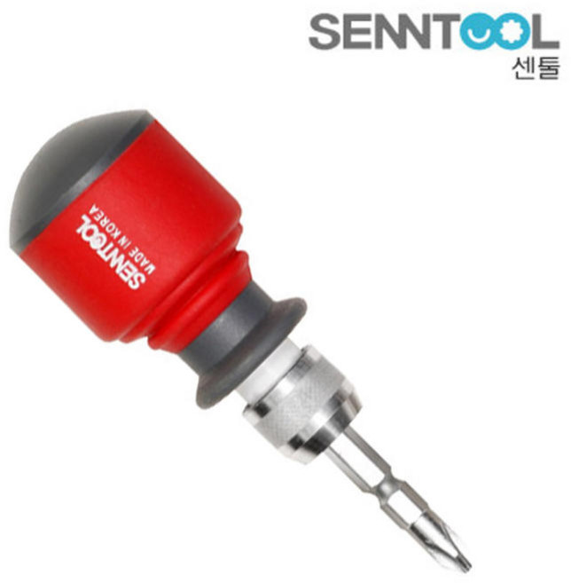 쎈툴 센툴 3단 길이조절 양용 주먹드라이버(+ -) 일자 십자 6.3mm ST-0504