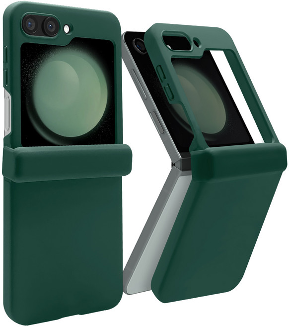 인트그로 풀커버 슬림 힌지보호 Z플립 휴대폰 케이스