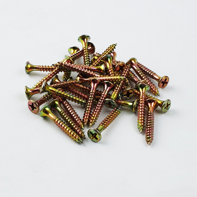 3.5mm 접시 3.5x35 목재용 목공 피스 나사 레일 못, 접시3.5x35천연1000EA, 1개