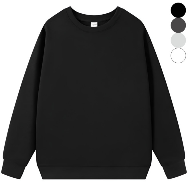 벨에라 남녀공용 빅사이즈 사계절 오버핏 무지 맨투맨