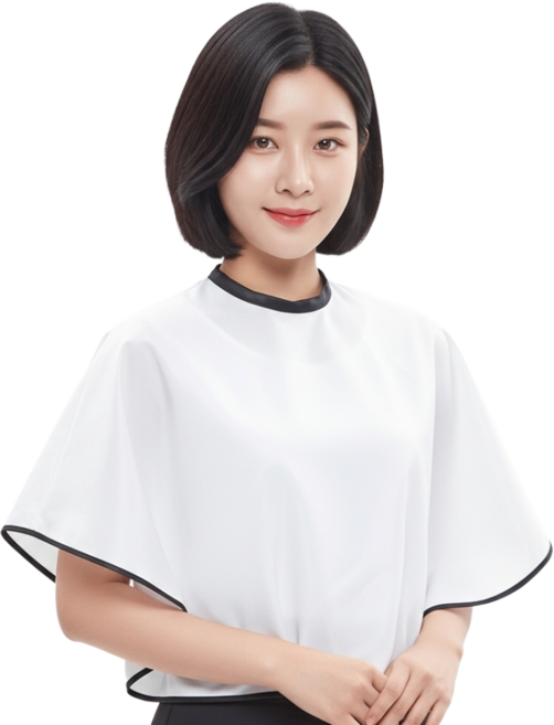 개꿀굿즈 미용실 드라이보 커트보, 3개, 화이트