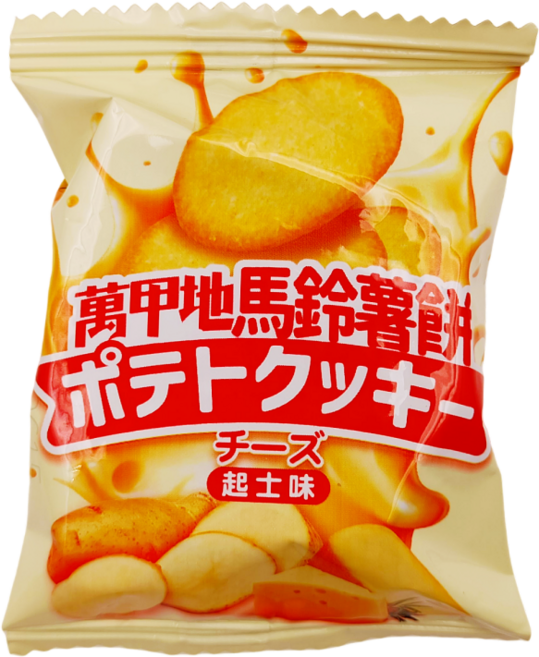 萬用地理 馬鈴薯餅乾 起司口味, 600g, 1套