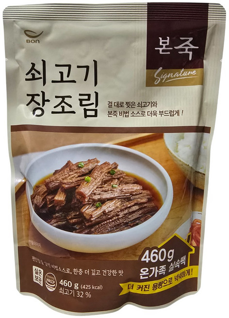 본죽 쇠고기장조림, 460g, 1개