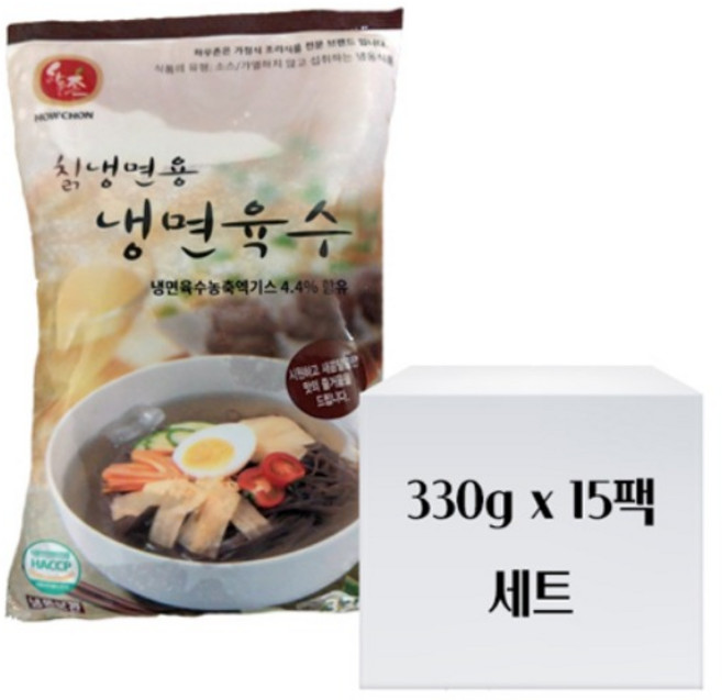 교동 하우촌 칡냉면용육수 330g 세트, 15개