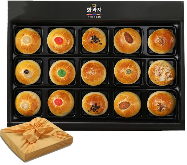 엠케이크 아이원 만주 15구 선물세트 [냉매포장 별도구매상품], 525g, 1개