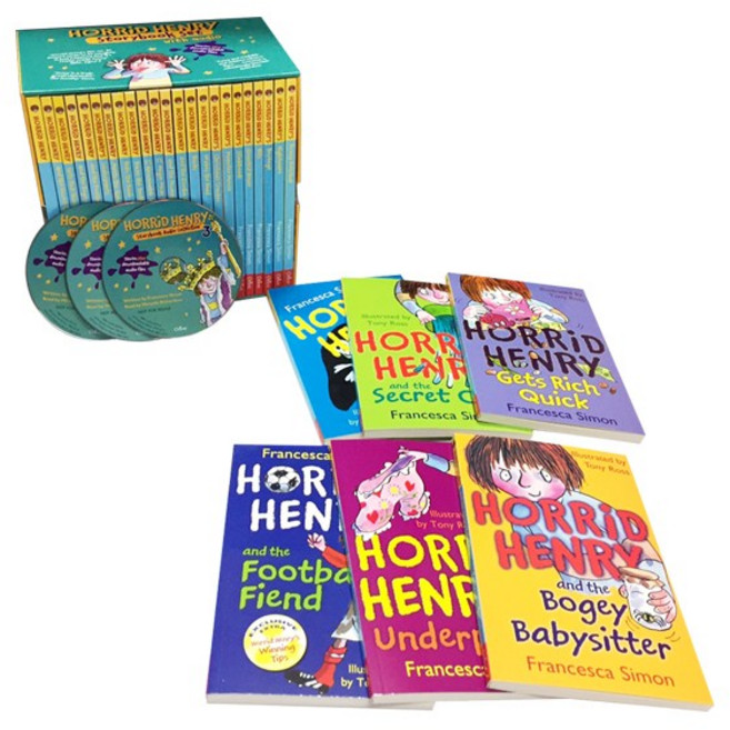 [호리드헨리 챕터북] Horrid Henry Storybook Set (23 Books+3 MP3CDs)