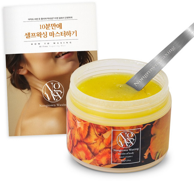 논그로운왁싱 인그로운헤어 부작용 방지 비타민C 왁싱스크럽, 150g, 1개