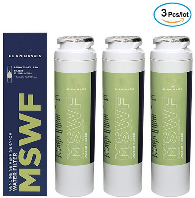 필터 교체 MSWF 냉장고 정수 교체 GE 모델과 호환 가능 101820A 101821B 101821, 01 3 pieces, 01 3 pieces