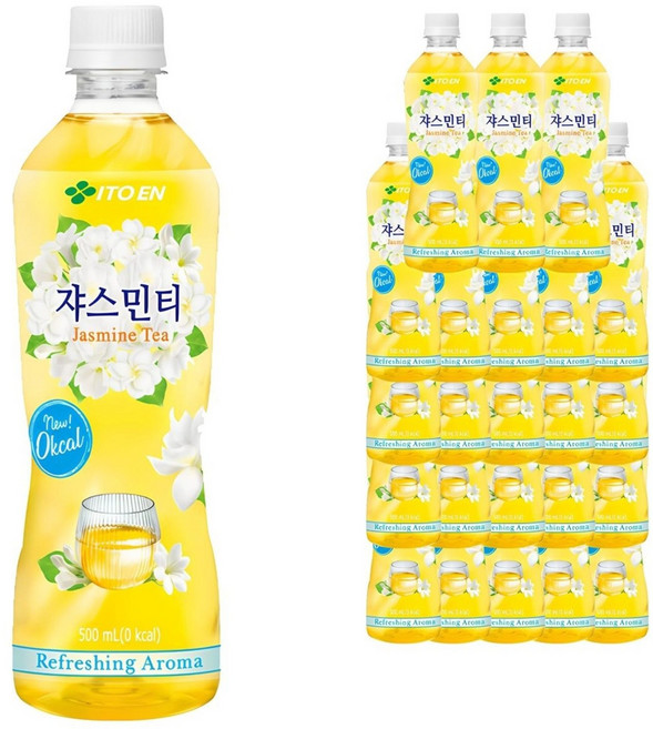 이토엔 농심 이토엔 릴랙스 쟈스민차, 24개, 500ml