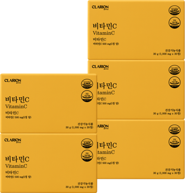 클라리온 비타민C 30정 5박스 비타민씨, 5개, 30회분