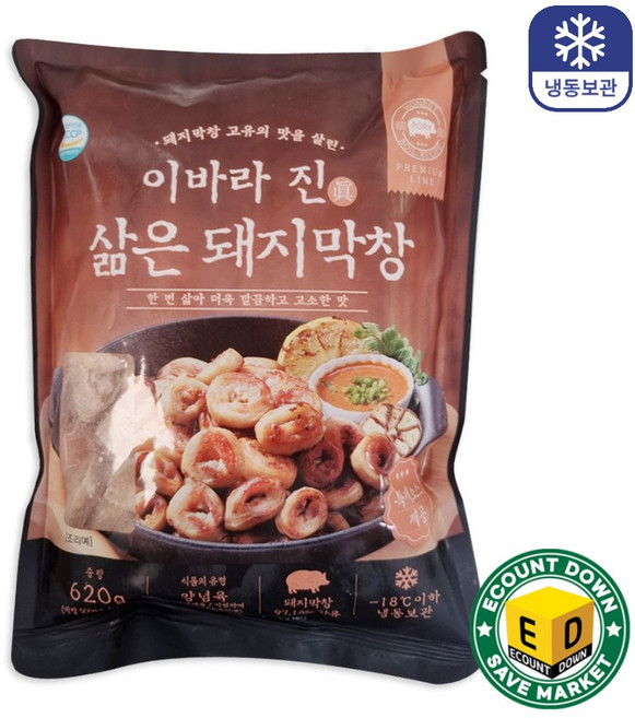 이바라 진 삶은 돼지막창 620g, 1개