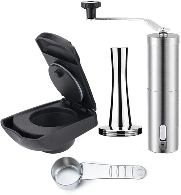 DOLCE GUSTO 커피 캡슐 교체 Edg LUMIO DG325 머신 iCafilas와 호환되는 기존 홀더 어댑터, 06 1pc-tamper-ymq-ss