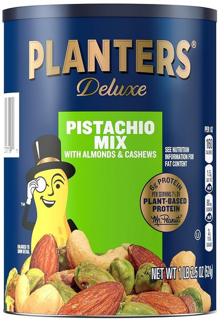 플랜터스 디럭스 피스타치오 믹스 524g, 1.15 Pound (Pack of 1)_Salted, 1.15 Pound (Pack of 1)