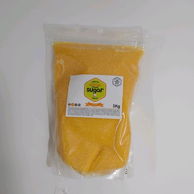 수플레이스 솜사탕용 사탕 오렌지 1kg, 1개