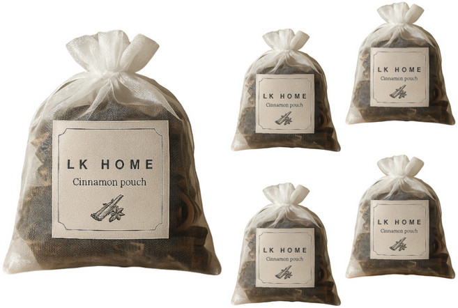 엘케이홈 베트남산 최상급 계피칩 주머니 40g, 5개