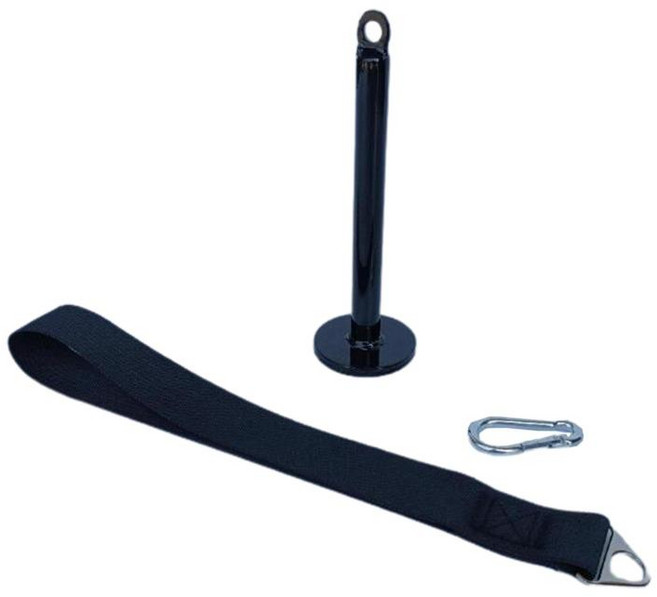 팔씨름 트레이닝 스트랩 손목 및 팔뚝 강화제(손가락 팔뚝용), 나일론과 금속, 검은색