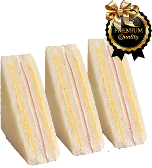 겉은 부드럽고 속은 짭짤고소하게 꽉 찬 한입 베어 물면 녹아내리는 든든한한끼 대만 햄 치즈 샌드위치, 12개, 75g