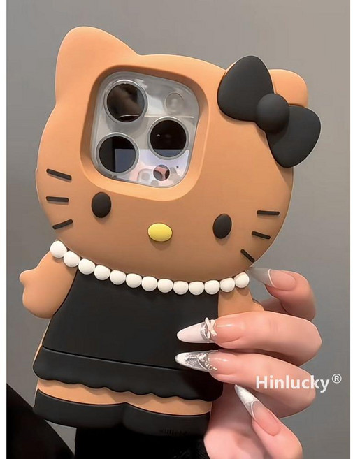 마이블랙미니스커트 꾸꾸 키티 아이폰케이스