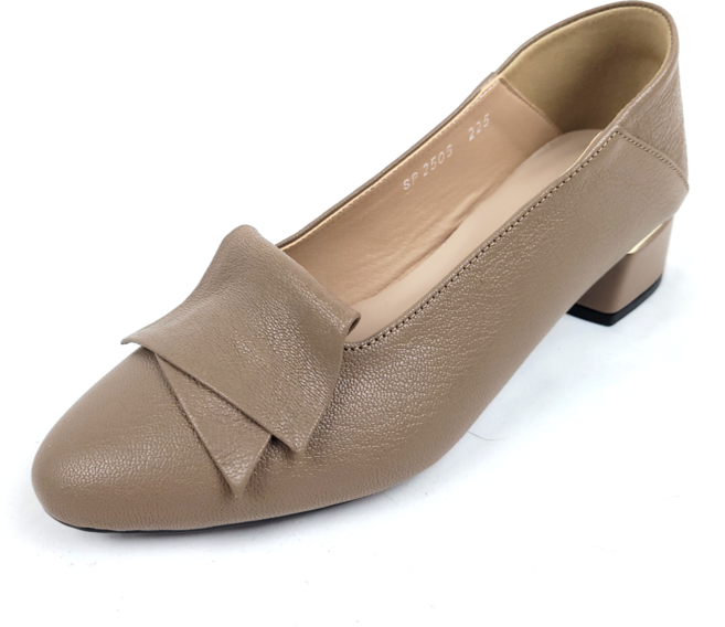 의정부수제화 소가죽 키높이 통굽 푹신한 쿠션 여성 정장 편한구두 여자 통굽힐 4cm