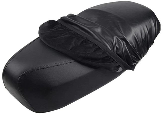 발통마켓 오토바이 방수 시트 커버 교체용 스쿠터 2가지 사이즈 밴드형 바이크, 방수시트커버(대형2PCS), 2개, 블랙