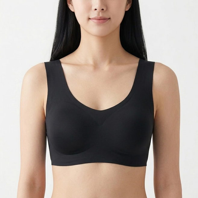 펄빈 숨쉬는 무봉제 노라인 심리스 브라 3p