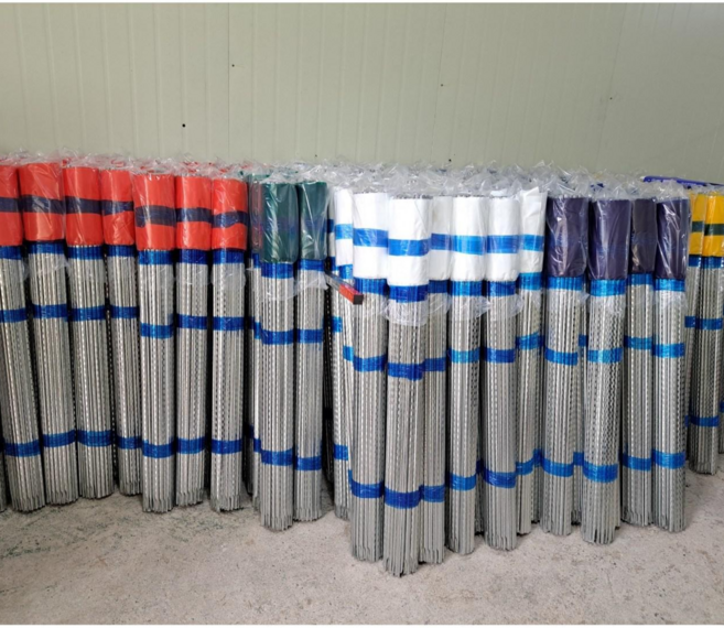 측량 깃발 1.2m 빨강, 50개