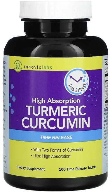 이노바이스랩 고흡수 터메릭 커큐민 강황 서방형 100정, 1개 - 쿠팡