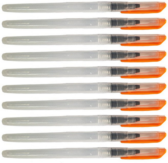 단아미 워터브러쉬 붓펜 (대) 물 붓, 10개, 대(0.5mm)