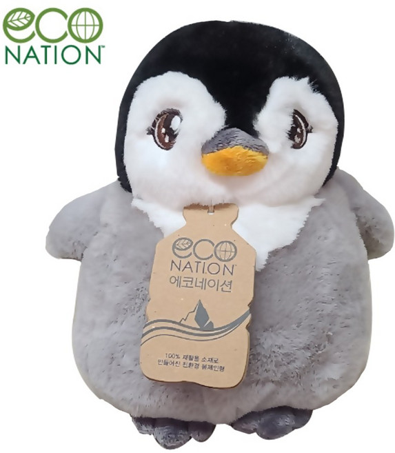 오로라월드 에코네이션 미요니 동물인형, 통통황제펭귄(중형), 1개