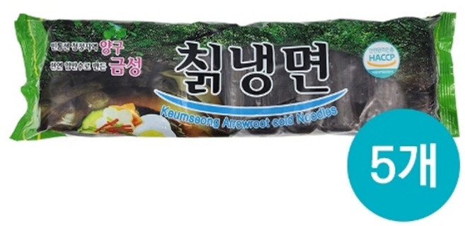 맛집 냉면! 금성 칡냉면(면) 2kgx5세트, 2kg, 5세트