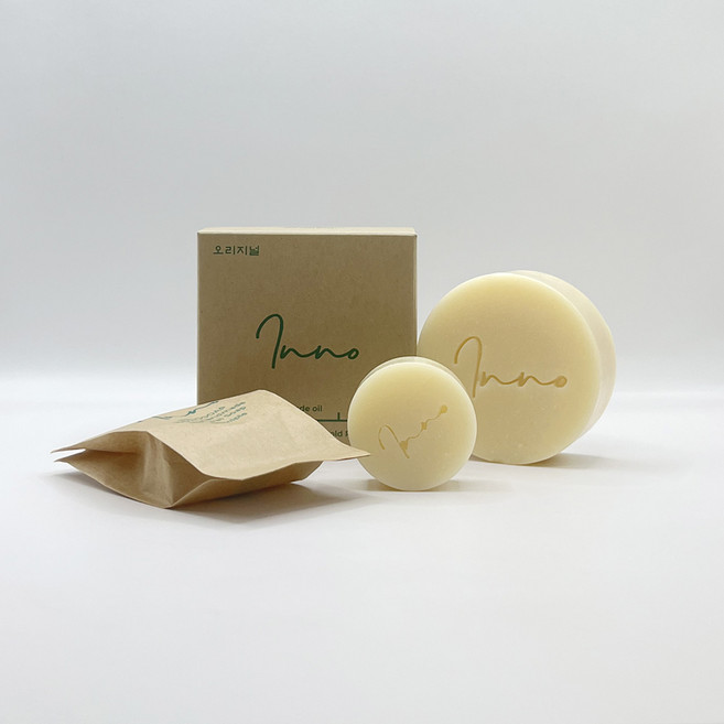 [이노소프] 약산성 세수비누 바디비누 민감성 세안비누 EM 발효 천연 CP 올인원 비누 100g, 1개입