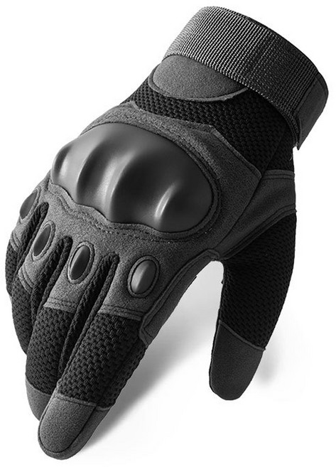 오토바이 장갑 바이크 클래식 장갑 스마트폰 터치 메쉬 타입, 블랙