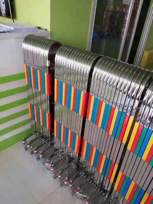 접이식 바리게이트 자바라 주차장 바리케이드 출입문, 1.1m 5m 길이, 1개