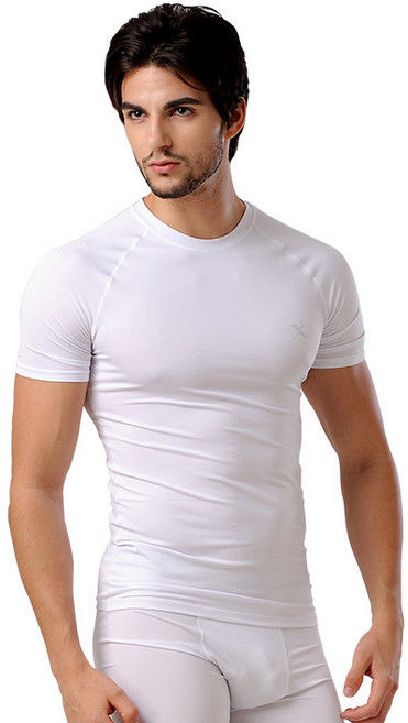 기어엑스 남성용 일반 사계절 반팔라운드 언더레이어 상의