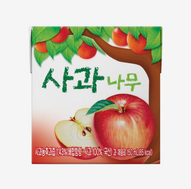 서울우유 사과나무, 150ml, 48개