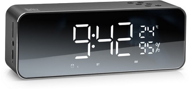 블루투스 스피커 시계 브리츠 BZ-MX2800, 블랙
