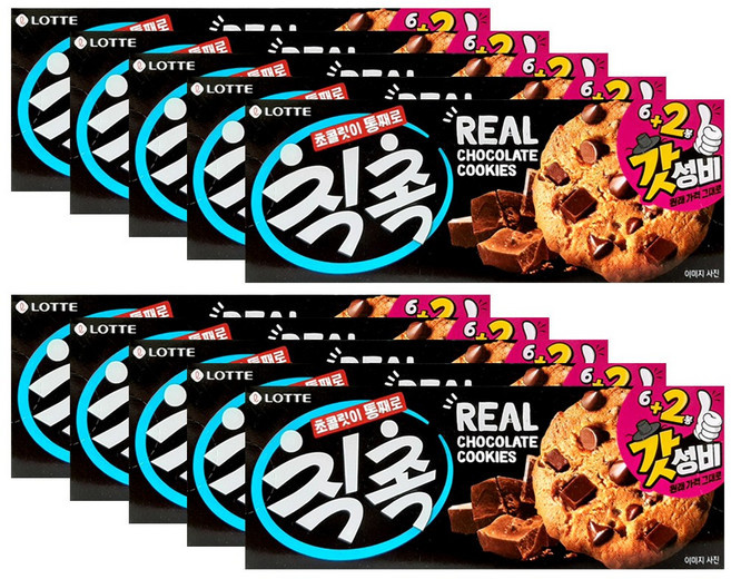 롯데 칙촉 오리지널, 120g, 10개