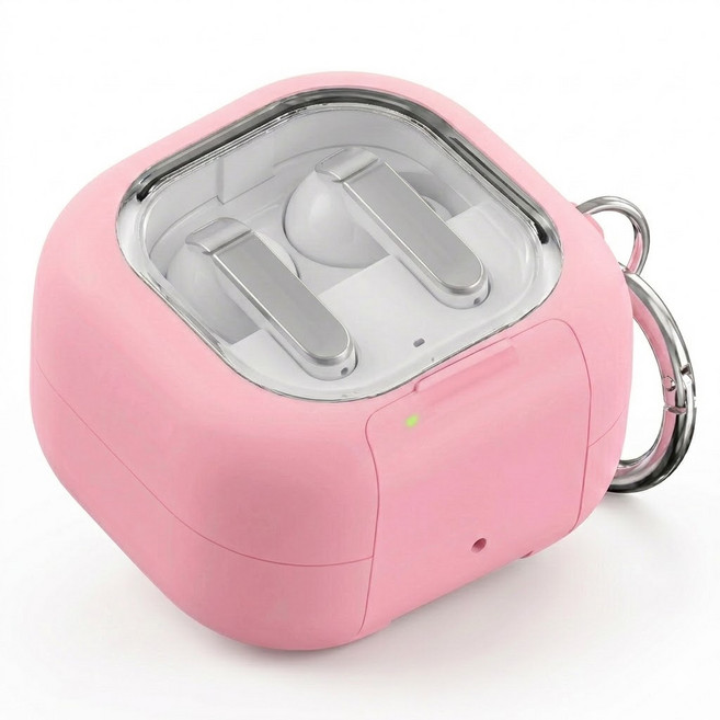 아임펄슨 버즈4프로 케이스 버즈4 케이스 컬러 잠금 케이스., 핑크, 1개, 버즈4(버즈4프로호환)