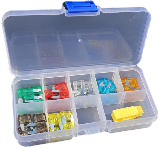 KJTM 자동차 소형 퓨즈 세트 35pcs / 카퓨즈소켓 자동차용 휴즈 소형 퓨즈 12V 24V, 1세트, 단일