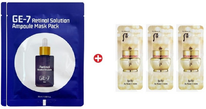 레티놀 마스크2/비첩 자윤크림80매, 1g, 80개