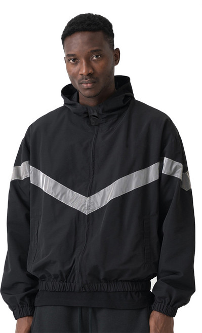 짐무크 브이라인 리플렉션 바람막이 자켓 윈드브레이커 땀복 런닝