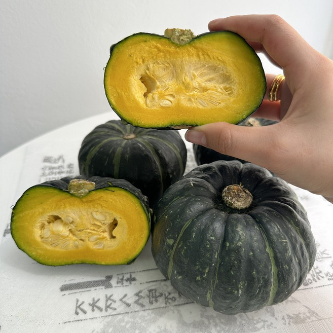 [보우짱]제주 미니 밤호박 껍질째 먹는 밤호박, 1개, 2kg