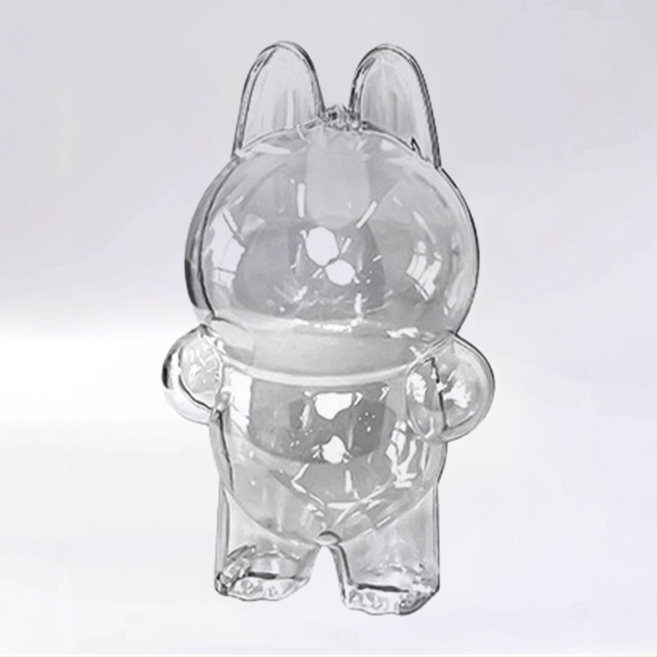 데일로엔 라부부 투명 케이스 1세대 3세대 호환 보호케이스 인형 전시 보관 케이스, 1개