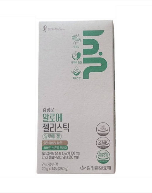 김정문알로에 젤리스틱 14포, 1개