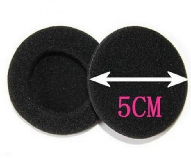 5CM 폼 이어 팁 버드 헤드폰 패드 교체 스폰지 커버 헤드셋 이어폰 패드 10 피스