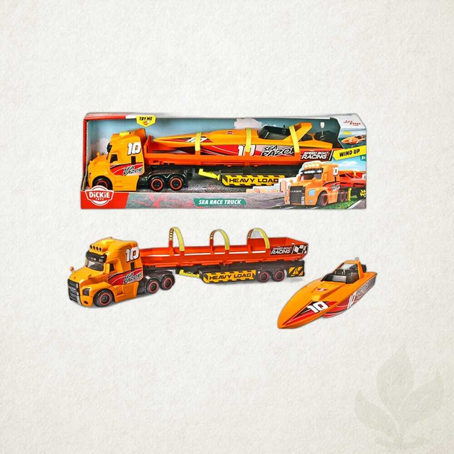 디키토이즈 트럭 시리즈 보트 플레이 세트 중장비 자동차 장난감 1개입